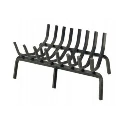 Pilgrim 20 1/2 Inch Six Bar Tapered Steel Fireplace Grate