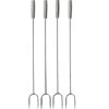 Pilgrim Four Soldiered Row Modern Roasting Forks -Fireplace Specialty Store 4 soldiered row modern stainless steel roasting forks forks only 60