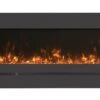 Amantii 26 Inch Wall Or Flush Mount Smart Electric Fireplace With Steel Surround -Fireplace Specialty Store amantii 26 inch fire ice electric fireplace with black steel surround and log set 85