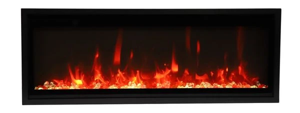 Amantii 42 Inch Symmetry Extra Slim Smart Electric Linear Fireplace 3 Amantii 42 Inch Symmetry Extra Slim Smart Electric Linear Fireplace
