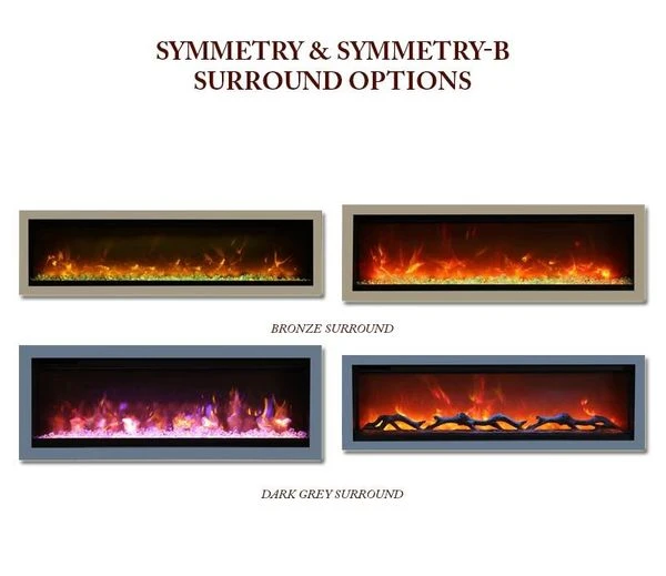 Amantii 50 Inch Surround For Symmetry Fireplaces 3 Amantii 50 Inch Surround For Symmetry Fireplaces