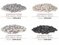 American Fyre Designs Creekstone Fire Pit Rocks - 20 Lbs 11 American Fyre Designs Creekstone Fire Pit Rocks - 20 Lbs -Fireplace Specialty Store american fyre designs creekstones fire pit media 20 lbs 68