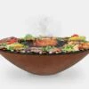 Arteflame 40 Inch Classic Steel Wood Burning Fire Bowl With Cooktop -Fireplace Specialty Store arteflame 40 inch classic steel wood burning fire bowl with cooktop 53
