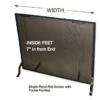Aspen Industries Master Flame 36 Inch Fireplace Safety Screen