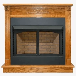 Buck Stove Corner Fireplace Mantel For 36 Inch ZCBB Stoves