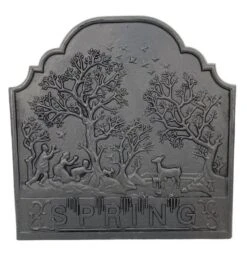 Dagan 21 Inch Spring Cast Iron Fireback