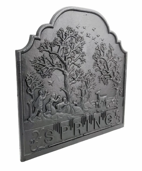 Dagan 21 Inch Spring Cast Iron Fireback 4 Dagan 21 Inch Spring Cast Iron Fireback - Image 2