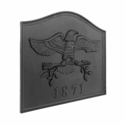 Dagan 24 Inch 1871 Eagle Cast Iron Fireback 5 Dagan 24 Inch 1871 Eagle Cast Iron Fireback -Fireplace Specialty Store dagan 24 inch 1871 eagle cast iron fireback 8