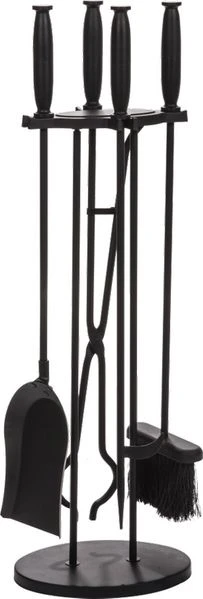 Dagan 27 Inch Four-Piece Cylindrical Fireplace Tool Set