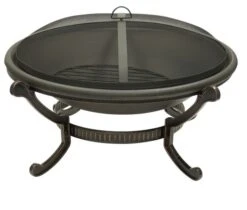 Dagan 40 Inch Bronze Wood-Burning Fire Pit