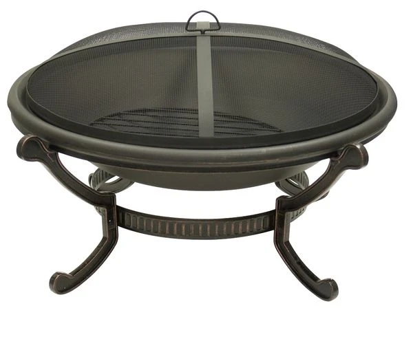 Dagan 40 Inch Bronze Wood-Burning Fire Pit 3 Dagan 40 Inch Bronze Wood-Burning Fire Pit