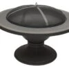 Dagan 42 Inch Bronze Cast Iron Wood-Burning Fire Table