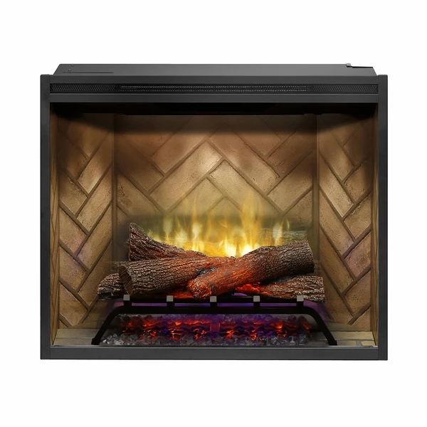 Dimplex 30 Inch Revillusion Built-In Electric Fireplace Firebox With Front Glass And Plug 4 Dimplex 30 Inch Revillusion Built-In Electric Fireplace Firebox With Front Glass And Plug - Image 2