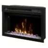 Dimplex 25 Inch Plug-in Electric Fireplace Firebox With Multi-Fire XD And Glass Ember Bed