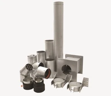 Drolet 4' Diameter Vortex Pellet Vent Kit - Ground Floor 3 Drolet 4' Diameter Vortex Pellet Vent Kit - Ground Floor