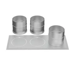 Drolet Triple Hot Air Supply Adapter Kit For Heat Commander Wood Furnaces