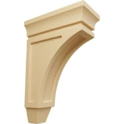 Ekena Millwork 2 3/4 Inch Mini Lucan Wood Corbel