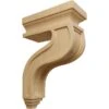 Ekena Millwork 3 1/2 Inch Hollow Back Corbel