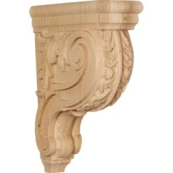 Ekena Millwork 3 1/2 Inch Medium Hudson Acanthus Wood Corbel -Fireplace Specialty Store ekena millwork 3 1 2 inch medium hudson acanthus wood corbel 71