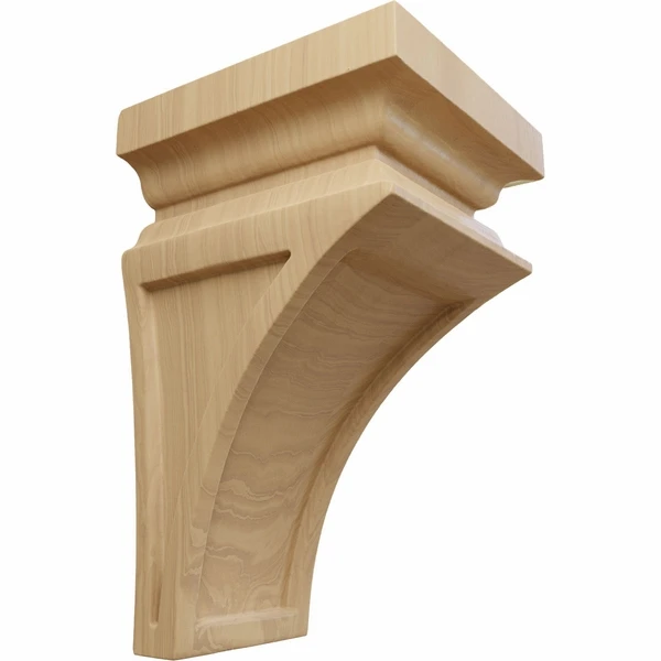 Ekena Millwork 3 1/2 Inch Mini Nevio Wood Corbel 4 Ekena Millwork 3 1/2 Inch Mini Nevio Wood Corbel - Image 2
