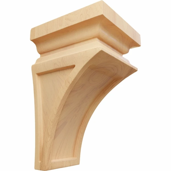 Ekena Millwork 3 1/2 Inch Mini Nevio Wood Corbel 6 Ekena Millwork 3 1/2 Inch Mini Nevio Wood Corbel - Image 4