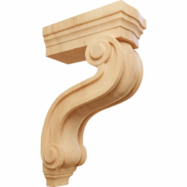 Ekena Millwork 3 7/8 Inch Los Angeles Hollow Back Corbel 6 Ekena Millwork 3 7/8 Inch Los Angeles Hollow Back Corbel - Image 4