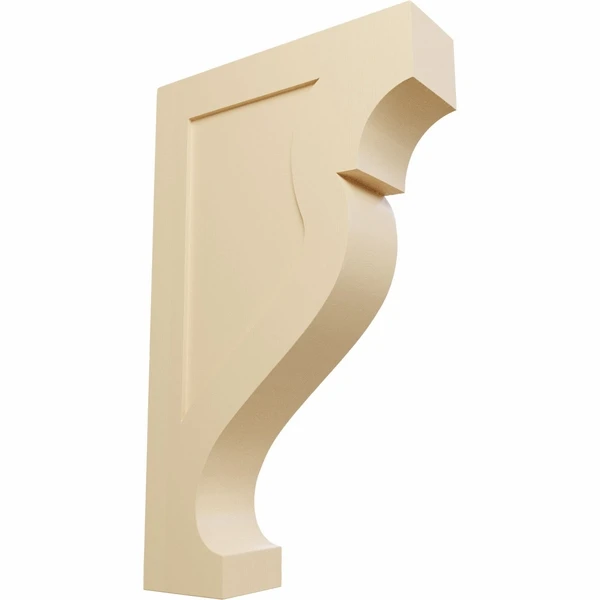 Ekena Millwork 4 1/2 Inch Jumbo Rockport Wood Corbel 5 Ekena Millwork 4 1/2 Inch Jumbo Rockport Wood Corbel - Image 3