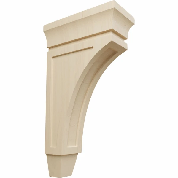Ekena Millwork 5 Inch Extra Large Lucan Wood Corbel 7 Ekena Millwork 5 Inch Extra Large Lucan Wood Corbel - Image 5