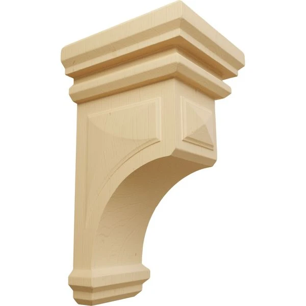 Ekena Millwork 5 Inch Medium Woodruff Wood Corbel 3 Ekena Millwork 5 Inch Medium Woodruff Wood Corbel