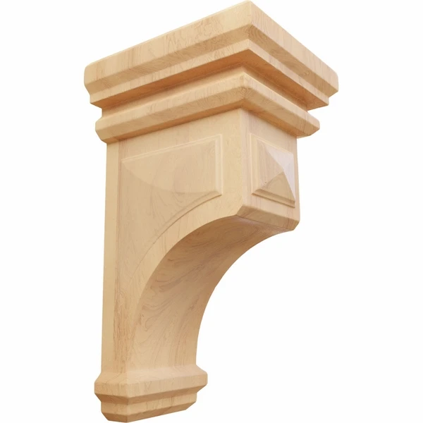 Ekena Millwork 5 Inch Medium Woodruff Wood Corbel 6 Ekena Millwork 5 Inch Medium Woodruff Wood Corbel - Image 4