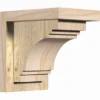 Ekena Millwork 6 Inch Pescadero Rough Sawn Corbels With Backplate -Fireplace Specialty Store ekena millwork 6 inch pescadero corbels with backplate 35