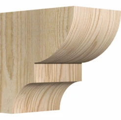 Ekena Millwork 6 Inch Ridgewood Rough Sawn Corbels