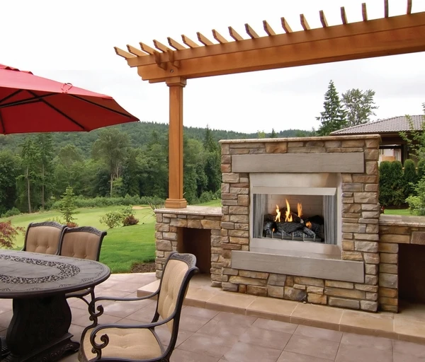 Empire 36' Carol Rose Outdoor Premium Fireplace Firebox With Flush Front And Refractory Liner 5 Empire 36' Carol Rose Outdoor Premium Fireplace Firebox With Flush Front And Refractory Liner - Image 3