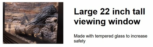 Empire 36 Inch Tahoe Premium Direct Vent Fireplace - Millivolt 6 Empire 36 Inch Tahoe Premium Direct Vent Fireplace - Millivolt - Image 4