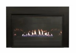Empire Black 3-Sided Fireplace Surround For Small Loft And Innsbrook Vent-Free Inserts -Fireplace Specialty Store empire black 3 sided fireplace surround for small loft and innsbrook vent free inserts 105