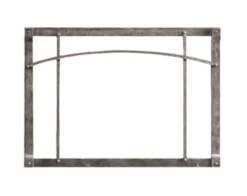 Empire Black Forged Iron Frame And Arched Inset For 30 Inch Rushmore Fireplace Inserts