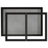 Empire Door Frame With Barrier Screen And Standard Rectangular Doors - Matte Black - Tahoe Luxury 36 Inch Models 2 Empire Door Frame With Barrier Screen And Standard Rectangular Doors - Matte Black - Tahoe Luxury 36 Inch Models -Fireplace Specialty Store empire door frame with barrier screen and standard rectangular doors matte black tahoe luxury 36 inch models 52
