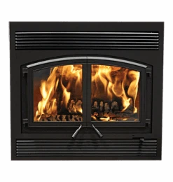 Empire Stove 36 Inch Metallic Black Steel St Clair 3000 Wood Burning Fireplace