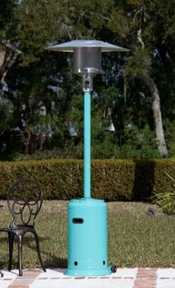 Fire Sense Aqua Blue Powder Coated Patio Heater - 61130