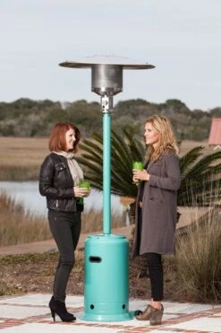 Fire Sense Aqua Blue Powder Coated Patio Heater - 61130 -Fireplace Specialty Store fire sense aqua blue powder coated patio heater 61130 97