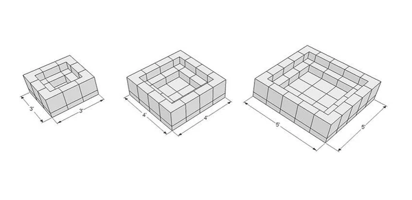 FireRock 36 Inch Square Fire Pit 3 FireRock 36 Inch Square Fire Pit