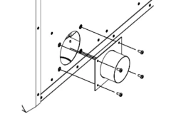 Flame Fresh Air Kit Adaptor - For Monaco XTD Zero Clearance Fireplaces