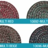 Goods Of The Woods 48 X 27 Inch Polypropylene Braided Multicolor Half Round Hearth Rug