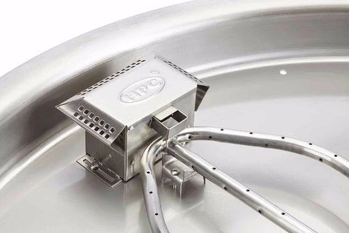 Hearth Products Controls 14' Round Electronic Ignition Gas Fire Pit Insert And 12' Round Burner - 120 Volt 4 Hearth Products Controls 14' Round Electronic Ignition Gas Fire Pit Insert And 12' Round Burner - 120 Volt - Image 2