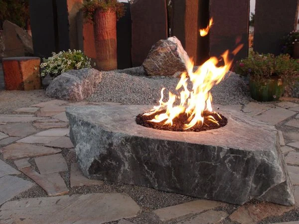 Hearth Products Controls 14' Round Electronic Ignition Gas Fire Pit Insert And 12' Round Burner - 120 Volt 6 Hearth Products Controls 14' Round Electronic Ignition Gas Fire Pit Insert And 12' Round Burner - 120 Volt - Image 4
