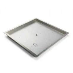 Hearth Products Controls 24 Inch Stainless Steel Square Bowl Burner Pan