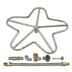 Hearth Products Controls 36' Fire Pit Kit With Penta Burner - Match Lit
