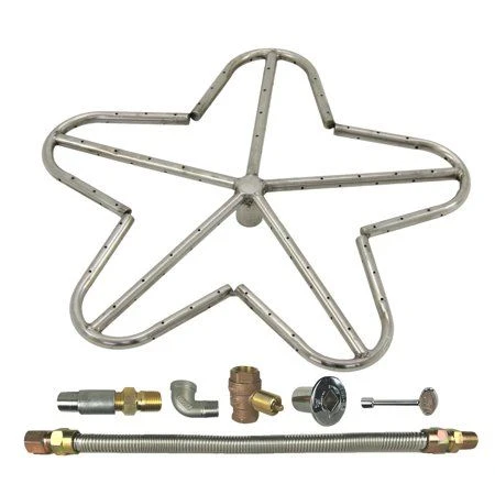 Hearth Products Controls 36' Fire Pit Kit With Penta Burner - Match Lit 3 Hearth Products Controls 36' Fire Pit Kit With Penta Burner - Match Lit