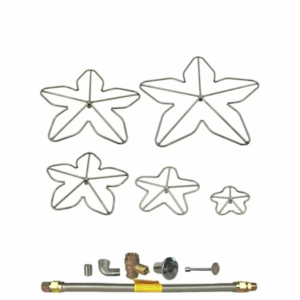 Hearth Products Controls 36' Fire Pit Kit With Penta Burner - Match Lit 4 Hearth Products Controls 36' Fire Pit Kit With Penta Burner - Match Lit - Image 2