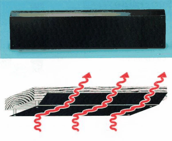 HomeSaver 47 Inch Mantel Heat Shield With Angled Lip 4 HomeSaver 47 Inch Mantel Heat Shield With Angled Lip - Image 2